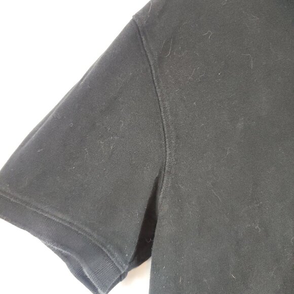 New Era Mens Black Short Sleeve Polo Shirt Sz Large - Picture 5 of 12